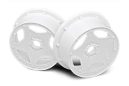 Super Star Wheel White (120X60Mm/2Pcs/)