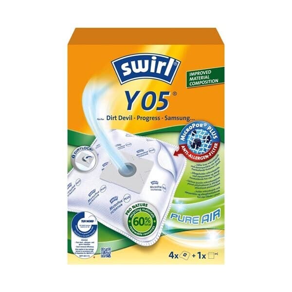 Swirl Y05 / 99784 Dammsugarpåsar 4-pack 6765972