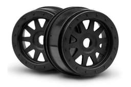 Tr-10 Glue-Lock Wheel Black (120X60Mm/2Pcs)