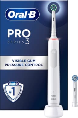Oral-B Pro 3 sähköhammasharja (valkoinen)