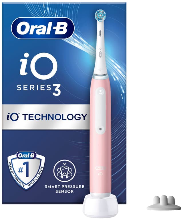 Oral-B iO3 eltandborste 730843 (rödrosa)