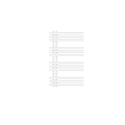 ECD Germany Iron EM modell Handdukstork Uppvärmd handduk 600 x 1000 mm vit