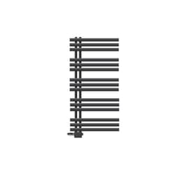 ECD Germany Design Handduk Iron EM - 600 x 1200 mm - antracit - radiator