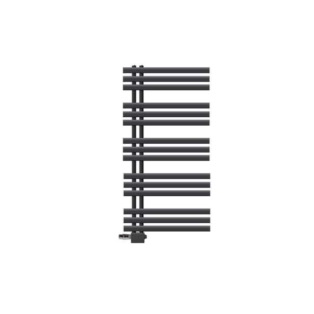 ECD Germany Design Handduk Iron EM - 600 x 1200 mm - antracit - radiator