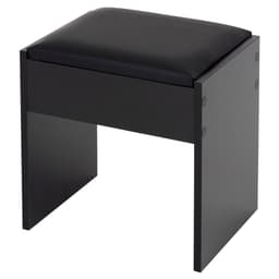 ECD Germany dressing bordstol, svart, 40x43x29,5 cm, i ädel design, hög
