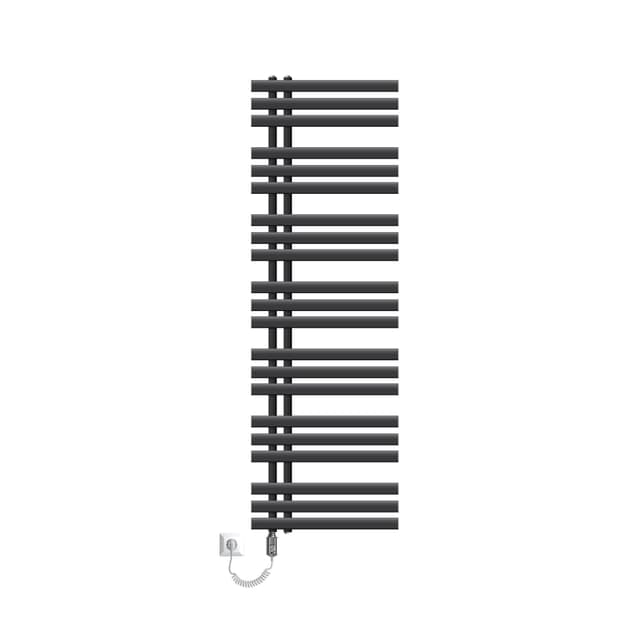 500X1600 mm Jern EM radiator Håndklæde badeværelse radiatorer antracit 1200W