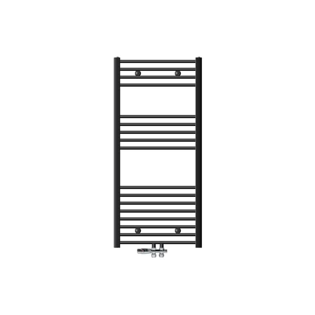 Radiator håndklæde ECD Germany Model Sahara 600 x 1200 mm antracit bøjet med