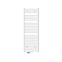 Radiator Handduk ECD Germany Modell Sahara 500 x 1500 mm vit böjd med