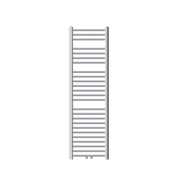 Badrumsradiator Sahara 400x1500 mm krom, central anslutning LuxeBath