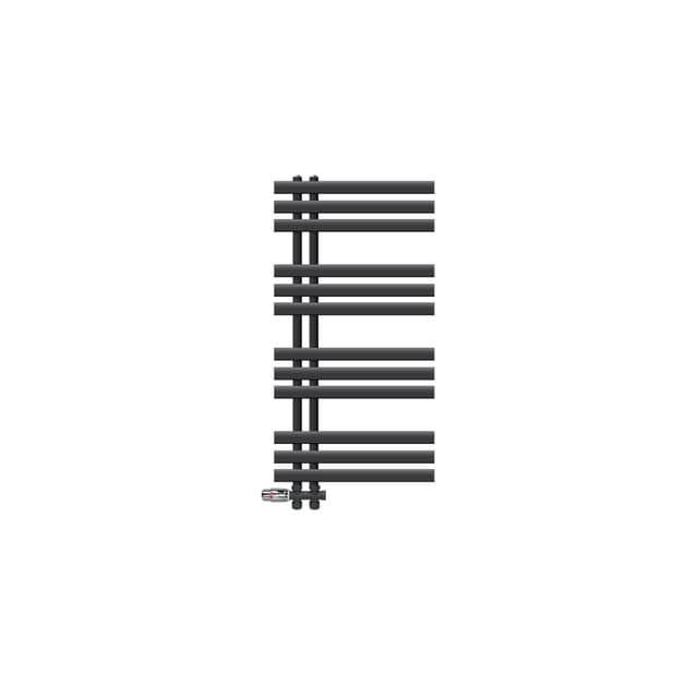 ECD Germany Design Håndklæde Iron EM - 500 x 1000 mm - antracit - radiator