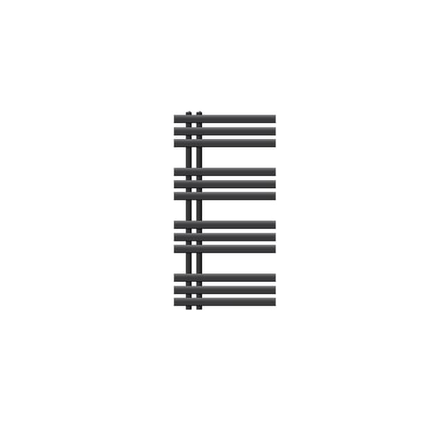 Design badrumsradiator Iron EM 500x1000 mm antracit LuxeBath