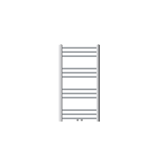 Radiator Handduk ECD Germany Modell Sahara 500 x 800 mm krom rak med