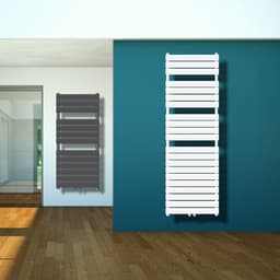 ECD Germany Handduksradiator Ångutrustning med central anslutning - 500 x 991 mm