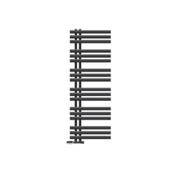 ECD Germany Design Handduk Iron EM - 500 x 1400 mm - antracit - radiator