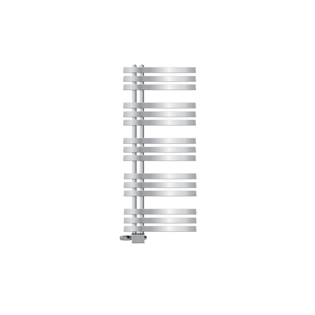 ECD Germany Design Handduk Iron EM - 500 x 1200 mm - Chrome - radiator