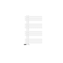ECD Germany Design Handduk Iron EM - 600 x 1000 mm - vit- radiator handdukstork