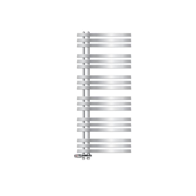 ECD Germany Design Handduk Iron EM - 600 x 1400 mm - Chrome - radiator ...