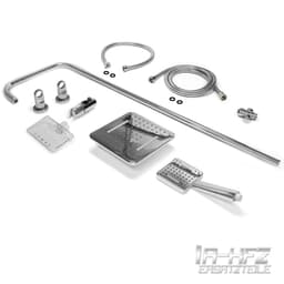 Suihku varusteet suihkuhana sadekuuro suihkulla saippua pyöreä suihku tanko