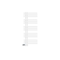 ECD Germany Design Handduk Iron EM - 500 x 1200 mm - vit- radiator handdukstork