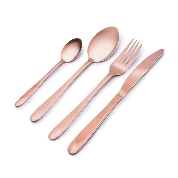 Bestickset koppar - 16 delar