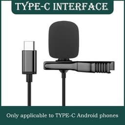 Mikrofoni klipsi USB-C: llä
