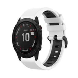 Armband till Garmin Fenix 6X 26mm - Vit & Svart