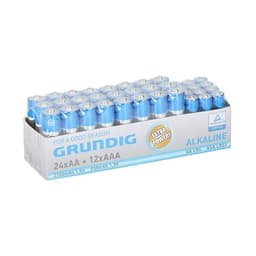 24-pk AA-batterier & 12-pk AAA-batterier