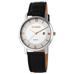 Classix Herrklocka med armband i konstläder