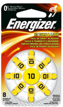 Energizer Zinc Air 10 paristo kuulolaitteelle (8 kpl)