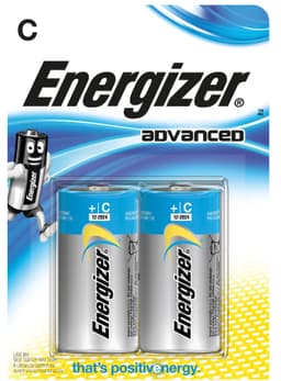 Energizer C/LR14 Eco Advanced Batterier (2 pakk)