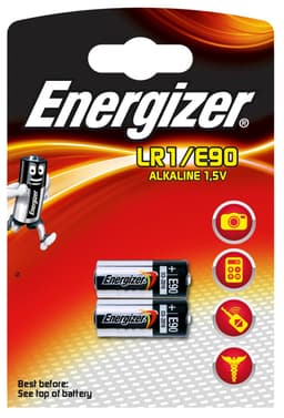 Energizer LR1/E90 Alkaline Batteri (2 st)