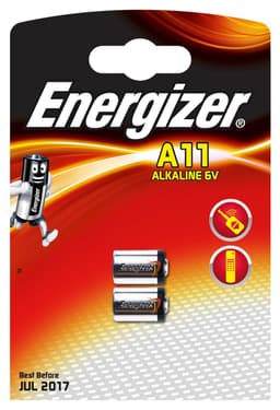 Energizer A11/E11A Alkaline batterier (2 stk.)