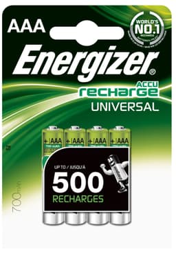 Energizer AAA/LR03 uudelleenladattava NI-Cd 700mAh