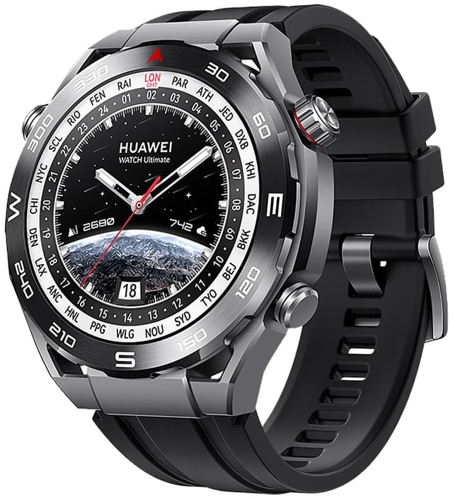 Huawei Watch Ultimate hybridklokke (sort)