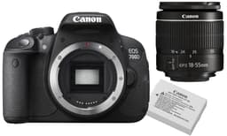 Canon EOS 700D SLR kamerakit (linse + batteri)