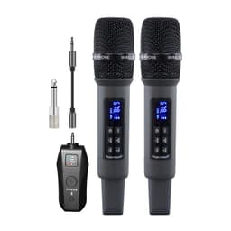 2-pak trådløs mikrofon Bluetooth-reverb med Android-portkabel Flerfarget