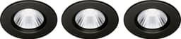 Philips Dive Ceiling spotlys 5,5W 3-pakning (sort)