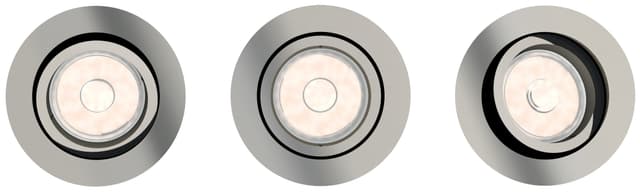 Philips Donegal Ceiling armatur GU10 3-pakning (sølv)