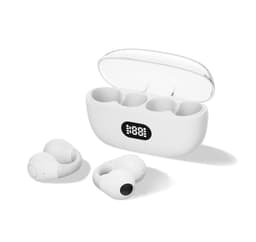 Trådløse Bluetooth 5.3 Bone Conduction høretelefoner Hvid
