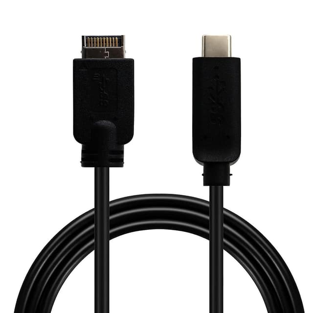 NÖRDIC Type E til USB-C flatkabel 50cm