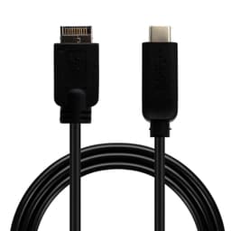 NÖRDIC Type E - USB-C litteä kaapeli 50 cm
