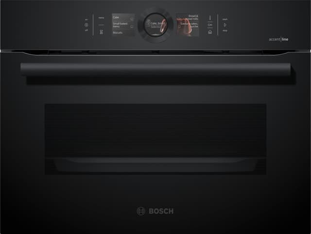 Bosch Kombi-dampovn CSG856NC1 (Carbon Black)