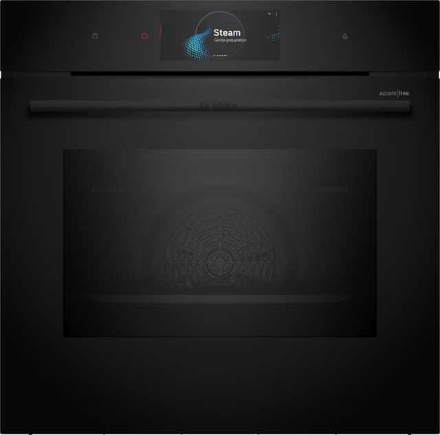 Bosch Serie 8 Inbyggnadsugn med FullSteam HSG958DB1S (Svart)