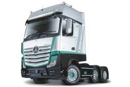 BURAGO Haulers Custom Cabs - M-B Actros 1:43 Silver/Black