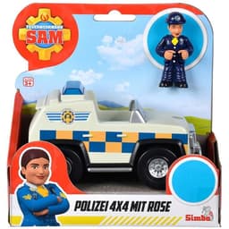 Brandman Sam Police 4x4x with Rose Figurine