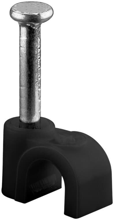 Goobay Kabelclips 4 mm, sort