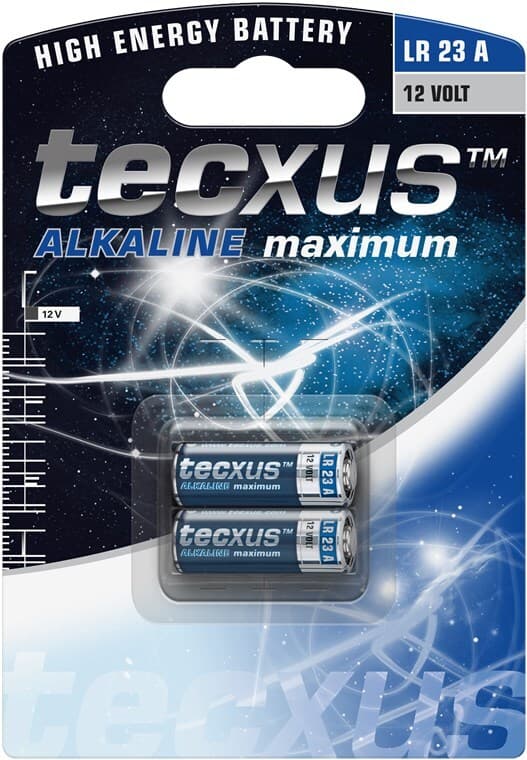 Tecxus LR23, 2 stk. i blister batteri, 2 stk. i blister