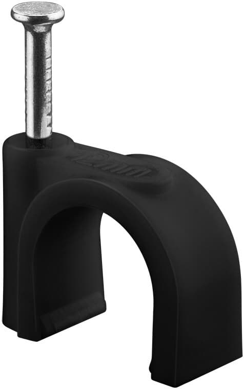Goobay Kabelklemme 12 mm, sort