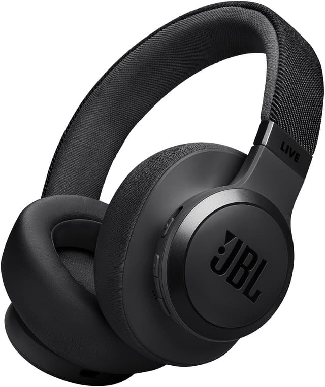 JBL Live 770NC trådløse around-ear hodetelefoner (sort)