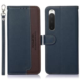 KHAZNEH Telefoncover til Sony Xperia 10 V - Blå/Brun